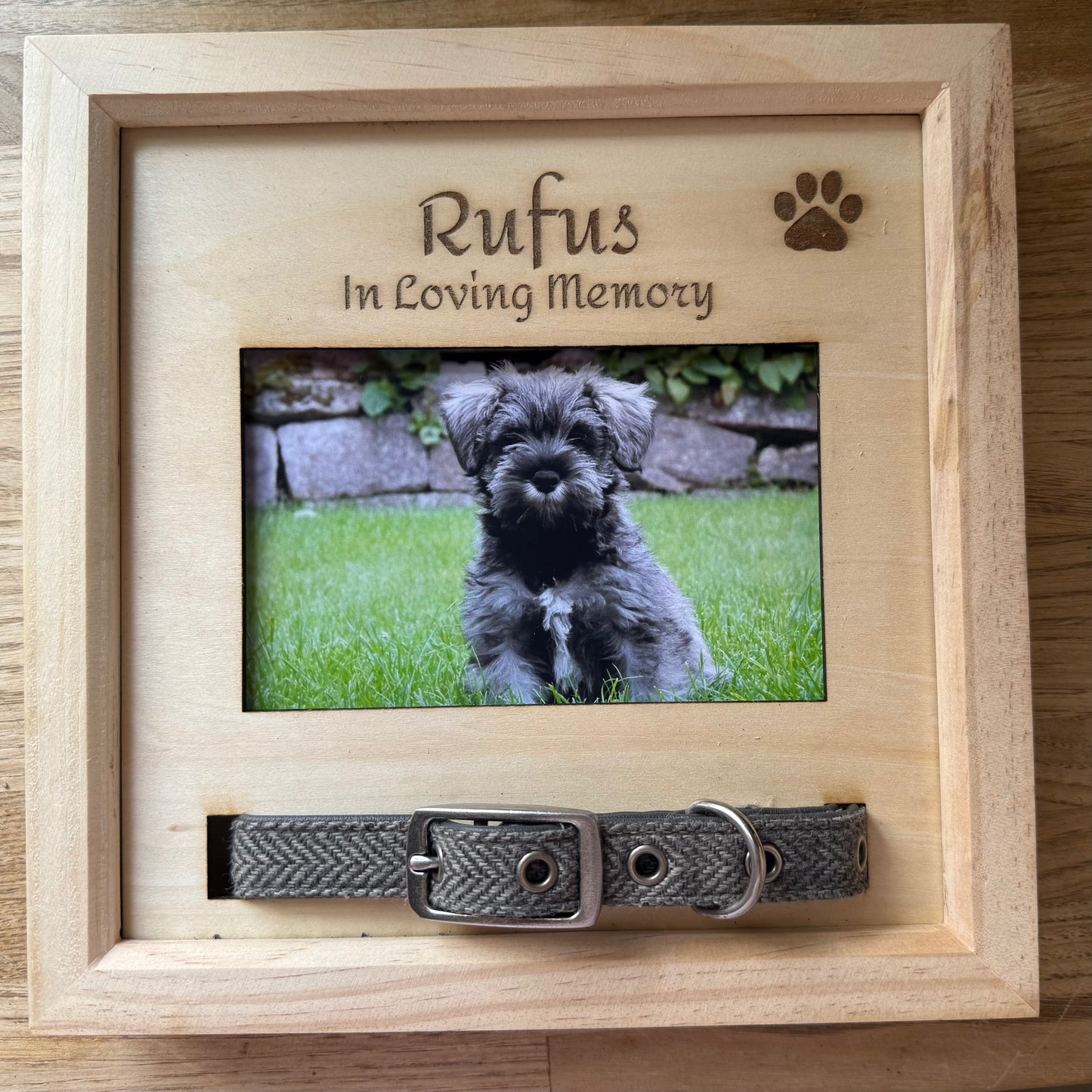 Dog Collar Remembrance Photo Frame