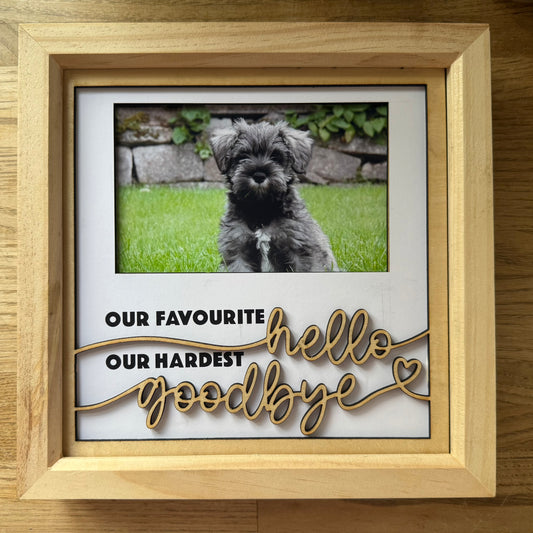 Dog Remembrance Photo Frame
